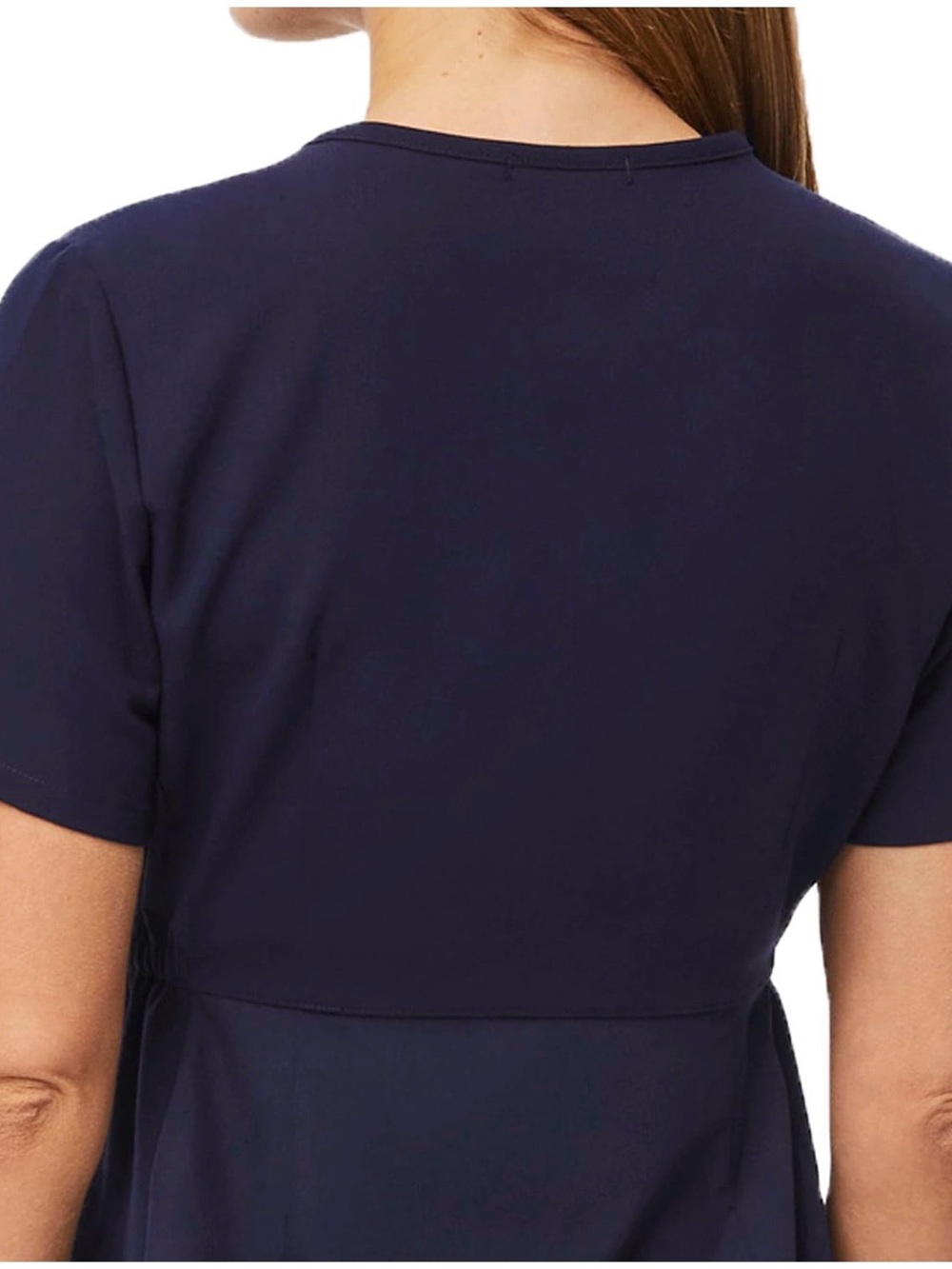 FIGS Maternity Octavia Navy Scrub Top - Picture 4 of 8